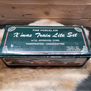 Brinn’s Fine Porcelain Christmas Train Set